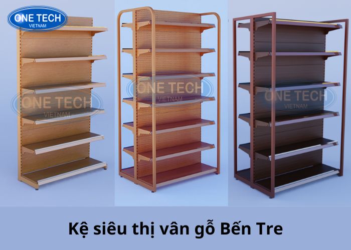 Thông số tiêu chuẩn của kệ siêu thị vân gỗ bến tre